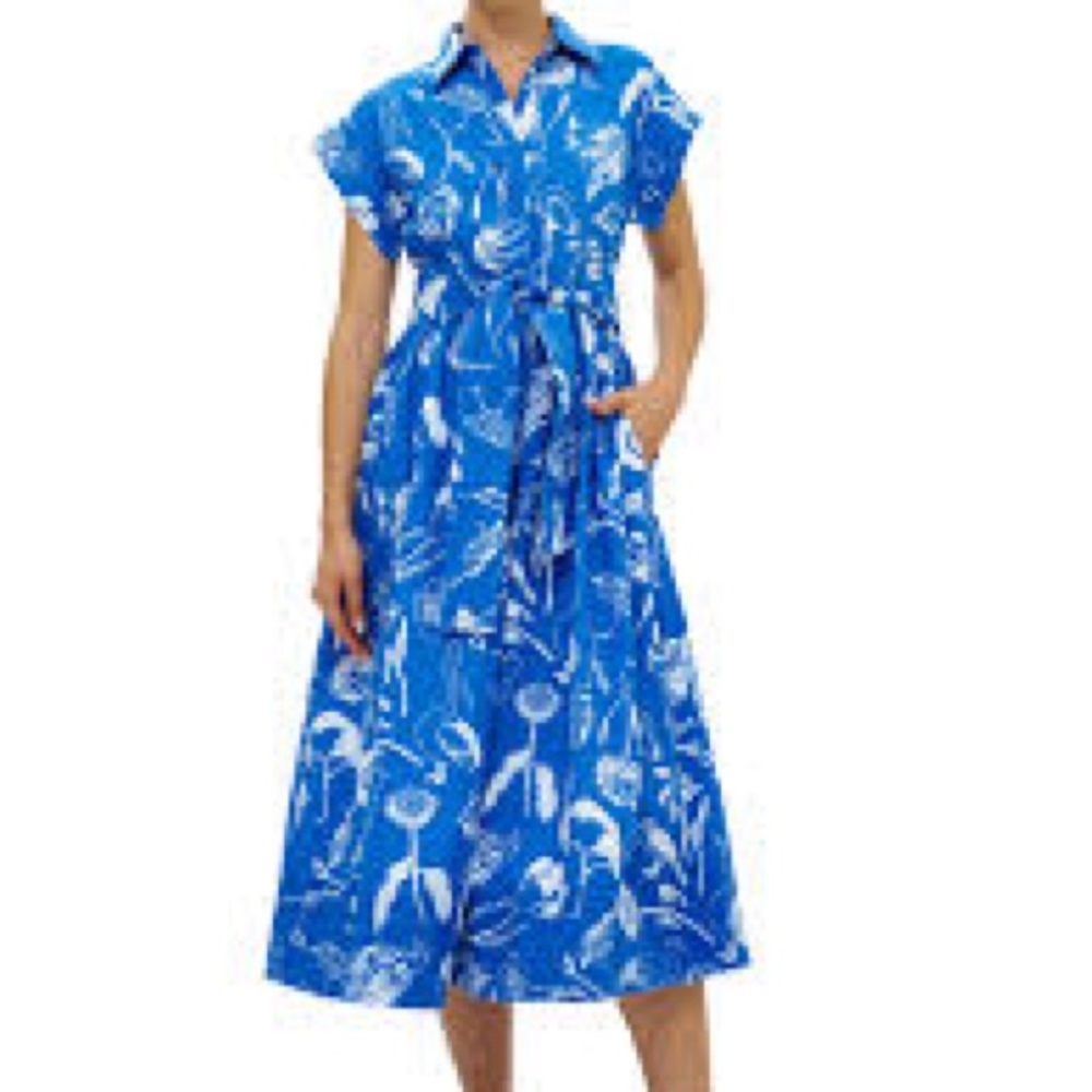Audubon Belted Shirt Dress